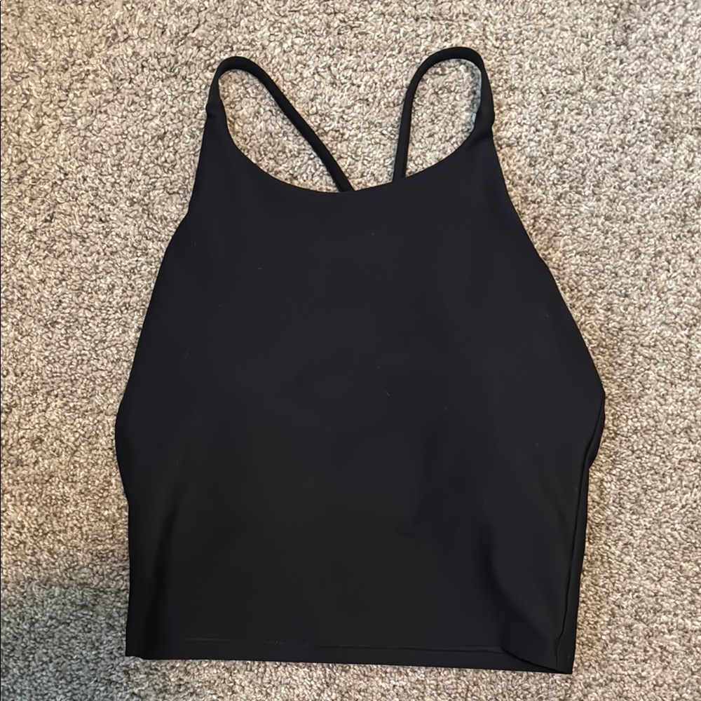 Black Strappy Tank Top